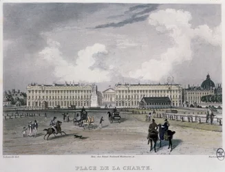 De Place de la Concorde, Parijs, 1832